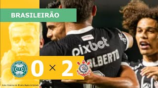 CORITIBA 0 x 2 CORINTHIANS  CAMPEONATO BRASILEIRO 2023 VEJA OS GOLS [upl. by Seltzer594]