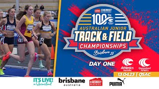 2023 Chemist Warehouse Australian Track amp Field Juniors Championships  Day One [upl. by Tyree]