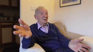 WWII veteran Bernie Harris describes takeoffs and landings in RAF bombers [upl. by Naivatco211]