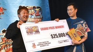 Street Fighter 25th Anniversary Grand Finals  Seonwoo quotINFILTRATIONquot Lee Interview [upl. by Ber372]