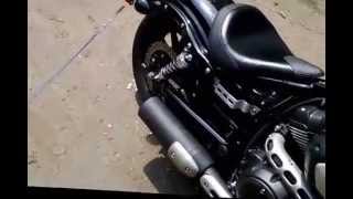 YAMAHA BOLT EXHAUST MODIFICATION EASY [upl. by Nerw744]