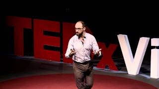 Why do we ask questions Michael quotVsaucequot Stevens at TEDxVienna [upl. by Yer]