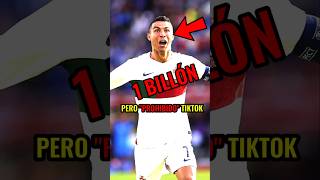 ¡Dios Mío CRISTIANO LLEGO AL quotBILLÓNquot DE SEGUIDORES PERO LE quotPROHIBIERON USAR TIKTOK [upl. by Krista937]