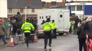 Mark Bridger appears at Aberystwyth Magistrates court charged with the murder of April Jones [upl. by Fiel]