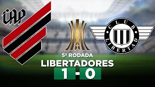 ATHLETICOPR 1 x 0 LIBERTAD Libertadores 2023 5ª Rodada  Narração [upl. by Amilas42]