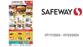 Safeway Weekly Ad US  07172024  07232024 [upl. by Nirraj]