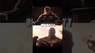 ODIN VS THANOS  marvel shorts [upl. by Airasor]