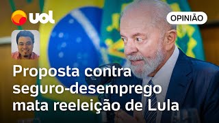 Proposta contra segurodesemprego de ala do governo mata reeleição de Lula em 2026  Sakamoto [upl. by Nolyar]