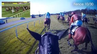 JOCKEY CAM Many Clouds wins the 2015 Crabbies Grand National [upl. by Ettenhoj]