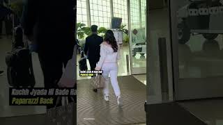 Kuch Jyada Hi Bade Hai 😜 l Paparazzi Back norafatehi mumbaiairport shorts [upl. by Yenahteb721]