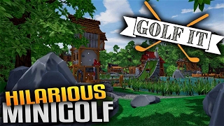 Golf It  Hilarious Multiplayer Minigolf with Friends Golf It Gameplay [upl. by Ameh]