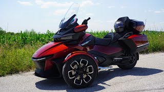 CanAm Spyder RT Limited Motorcycle Review An Experience Built for Two [upl. by Oizirbaf]