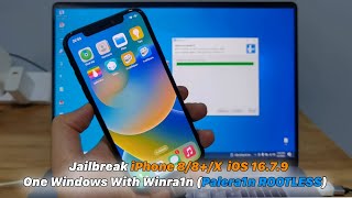 Jailbreak iPhone 88X iOS 1679 On Windows With Winra1n Palera1n ROOTLESS [upl. by Je]