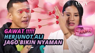 ANYA GERALDINE DIBIKIN NYAMAN SAMA HERJUNOT ALI KALIAN PASTI DIBUAT TERPANA LOH [upl. by Carothers]