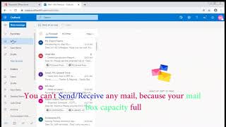 Mail Box Full Outlook How to solve Mail Box Full Problem [upl. by Katee]