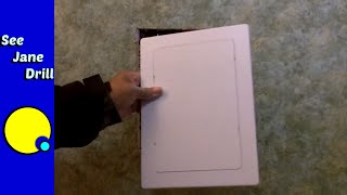 How to Install an Access Panel in a Wall [upl. by Shamus53]