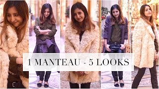 5 façons de porter votre manteau 5 ways to wear your coat [upl. by Iuqcaj]