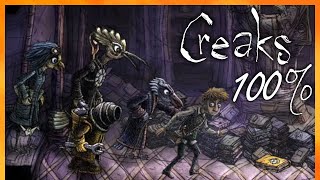 Creaks Full Game Walkthrough  All Achievements [upl. by Dnomso482]