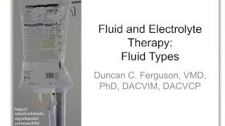 Fluid Therapy 3 Fluid Types [upl. by Ahsetra]