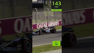 EA SPORTS™ F1® 24  Comparación en 4K con NVIDIA DLSS 3 [upl. by Eniamart]