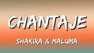 Shakira  Chantaje ft Maluma Letra\Lyrics [upl. by Yttap57]