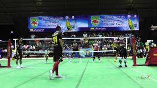 Takraw Thailand League 2014  Nakhon Pathom vs Ratchaburi Round 11 Highlights [upl. by Nesmat]