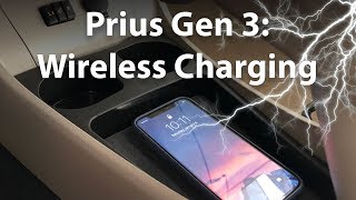 Prius Gen 3 Wireless Charging Instructions in Description [upl. by Atirres]