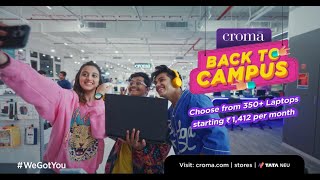 Trendy Gadgets for all  Back to Campus with Croma [upl. by Lenuahs]