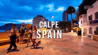 Calpe 🇪🇸 Spain  Late Evening Walk June 2024 4K 60 FPS [upl. by Nepil]