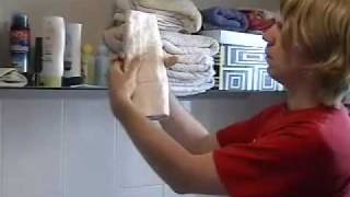 How to Change a Cloth Diaper [upl. by Aeslehc420]