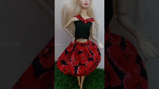 shorts Barbie DIY skirt glimpse [upl. by Marline]