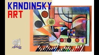 Wassily Kandinsky Abstract Art  How To Paint Like Wassily Kandinsky [upl. by Eskil]