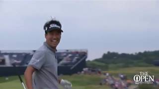 quotOOOOOO BABYquot Kevin Na HOLE IN ONE  The open 2017 [upl. by Bonnice]