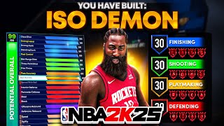 THIS 66 META ISO BUILD IS DOMINATING NBA 2K25 DEMIGOD POINT GUARD BUILD Best Build 2k25 [upl. by Alysia]