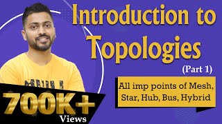 Lec5 Topologies in Computer Networks  Part1  All imp points of Mesh Star Hub Bus Hybrid [upl. by Feodore634]