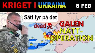 8 Feb Ukrainska Specialtrupper ANGRIPER OCH BRÄNNER RYSK BAS TILL ASKA  Kriget i Ukraina förklaras [upl. by Voleta]