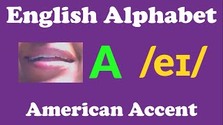 Pronunciation of the English Alphabet  How to Say English Letters in American English [upl. by Lesab]