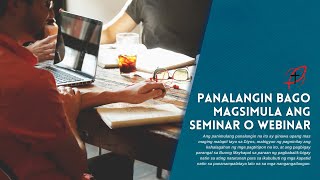 Panalangin Bago Magsimula ang Seminar Webinar o Online Meeting Filipino Opening Prayer [upl. by Nhar580]