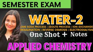 Lime soda process  Zeolite process  Ionexchange  Municipal water Desalination  Reverse Osmosis [upl. by Sikes]