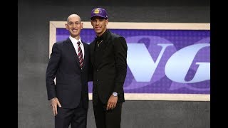 Lonzo Ball Drafted 2nd Overall By Los Angeles Lakers In 2017 NBA Draft [upl. by Andree]