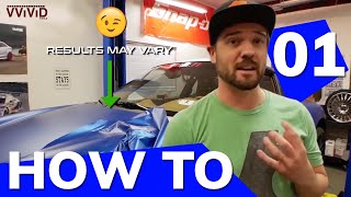 FIRST TIMERS GUIDE TO VINYL WRAPPING A CAR  Tips amp Tricks PART 1 [upl. by Nirtiak]