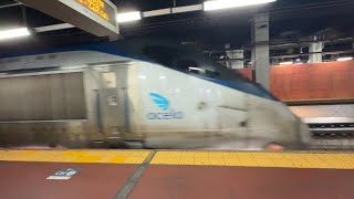 Philadelphia to New York City Amtrak High Speed Train 2024 [upl. by Litch]