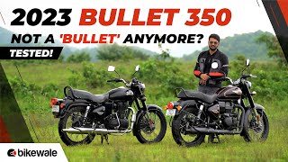 2023 Royal Enfield Bullet 350 Review  Too Similar To The Classic 350  BikeWale [upl. by Halsy74]