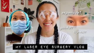 my laser eye surgery experience vlog [upl. by Mullen]