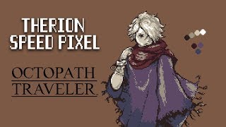 Speed Pixel Therion from Octopath Traveler in 7 Colors [upl. by Sisak]