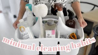 Minimal Cleaning Habits  how to have a tidy amp clean space [upl. by Elbart145]