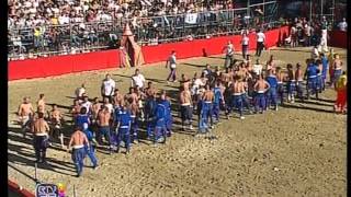 FightCalcio Storico Fiorentino 2006 blancos azules partido suspendido cd1 macanaso [upl. by Selrahc]