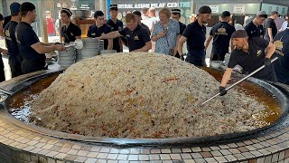 THE MOST GIANT PILAF  3000 kg wedding pilaf  STREET FOOD [upl. by O'Reilly]