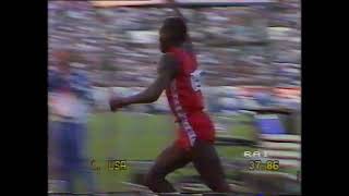 1983 Pietro Mennea  Mondiali Helsinki Finale 4x100 [upl. by Ikkaj]