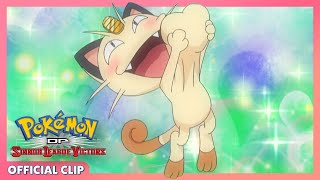 Meowth Loves Glameow  Pokémon DP Sinnoh League Victors  Official Clip [upl. by Nnahgiel]